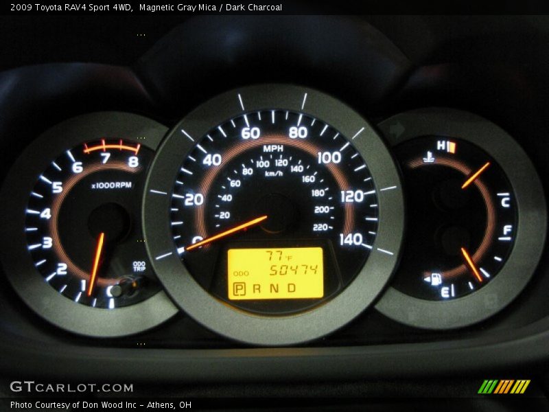 Magnetic Gray Mica / Dark Charcoal 2009 Toyota RAV4 Sport 4WD