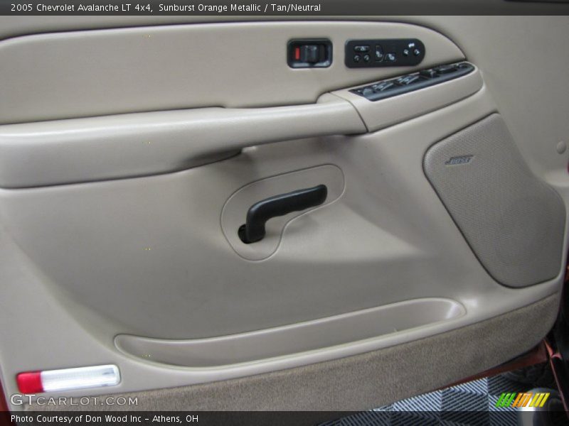 Sunburst Orange Metallic / Tan/Neutral 2005 Chevrolet Avalanche LT 4x4