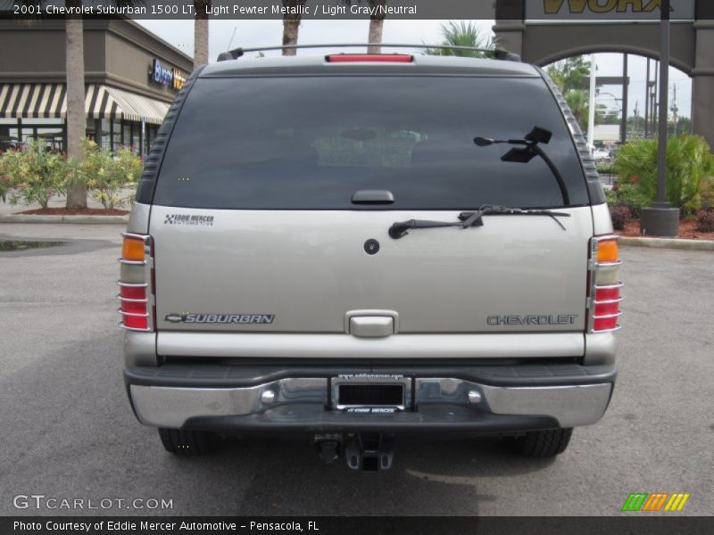 Light Pewter Metallic / Light Gray/Neutral 2001 Chevrolet Suburban 1500 LT
