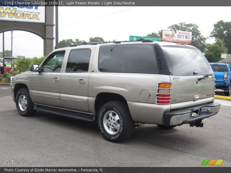 Light Pewter Metallic / Light Gray/Neutral 2001 Chevrolet Suburban 1500 LT
