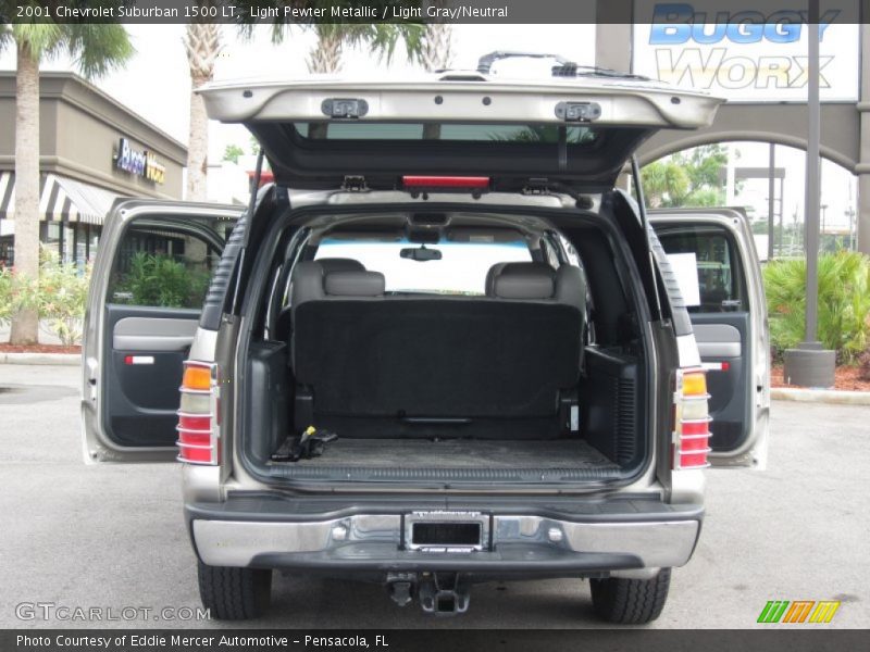 Light Pewter Metallic / Light Gray/Neutral 2001 Chevrolet Suburban 1500 LT