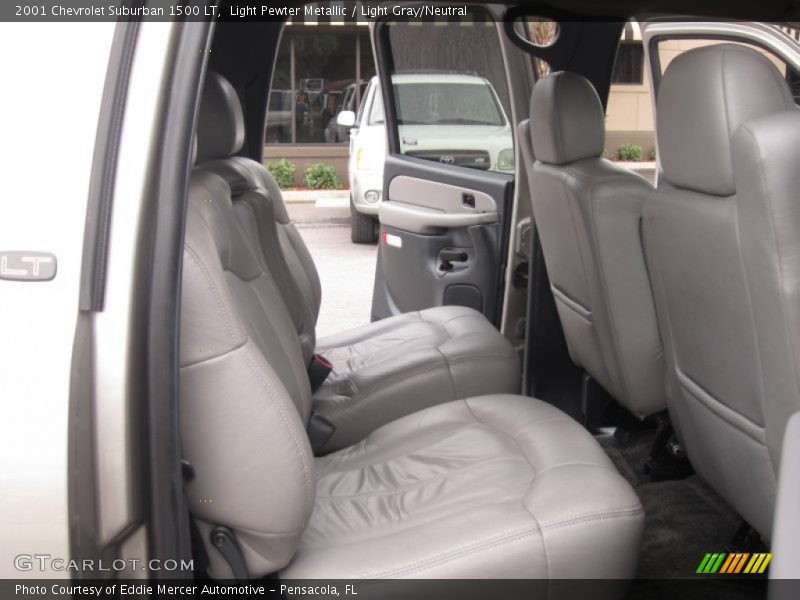 Light Pewter Metallic / Light Gray/Neutral 2001 Chevrolet Suburban 1500 LT