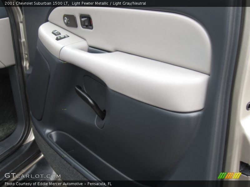 Light Pewter Metallic / Light Gray/Neutral 2001 Chevrolet Suburban 1500 LT