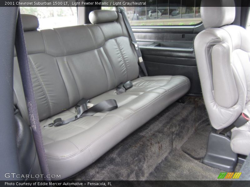 Light Pewter Metallic / Light Gray/Neutral 2001 Chevrolet Suburban 1500 LT