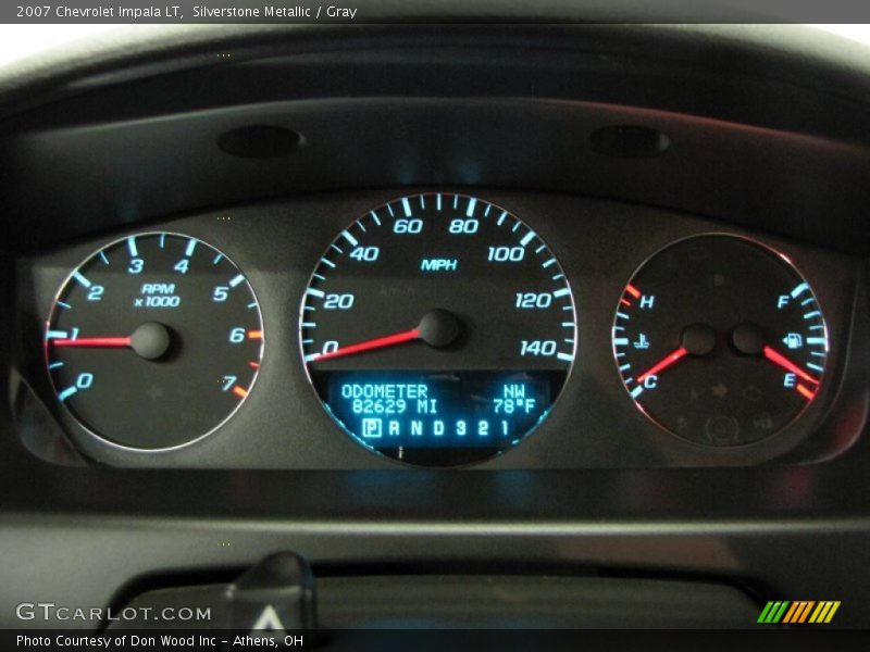 Silverstone Metallic / Gray 2007 Chevrolet Impala LT