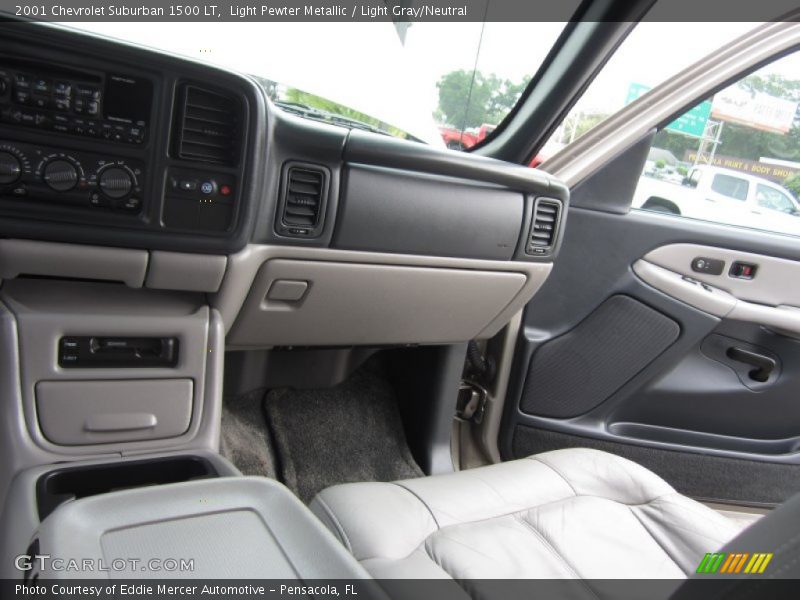 Light Pewter Metallic / Light Gray/Neutral 2001 Chevrolet Suburban 1500 LT