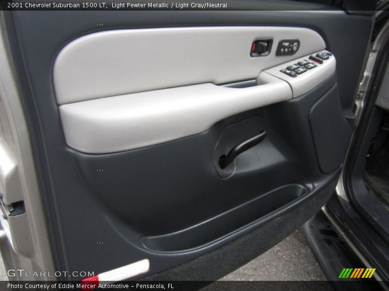 Light Pewter Metallic / Light Gray/Neutral 2001 Chevrolet Suburban 1500 LT