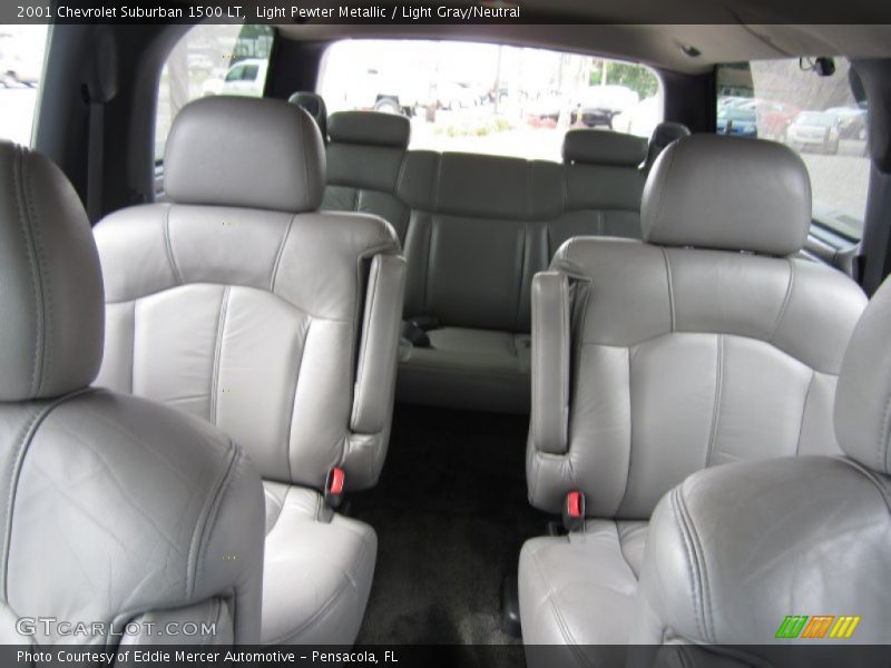 Light Pewter Metallic / Light Gray/Neutral 2001 Chevrolet Suburban 1500 LT