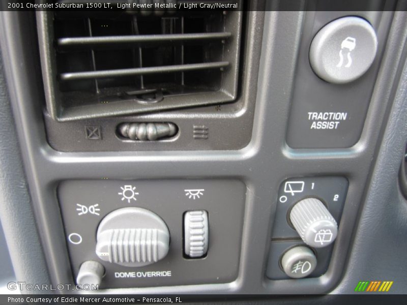 Light Pewter Metallic / Light Gray/Neutral 2001 Chevrolet Suburban 1500 LT