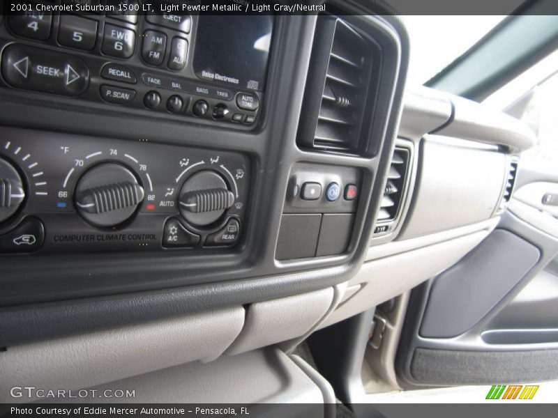 Light Pewter Metallic / Light Gray/Neutral 2001 Chevrolet Suburban 1500 LT