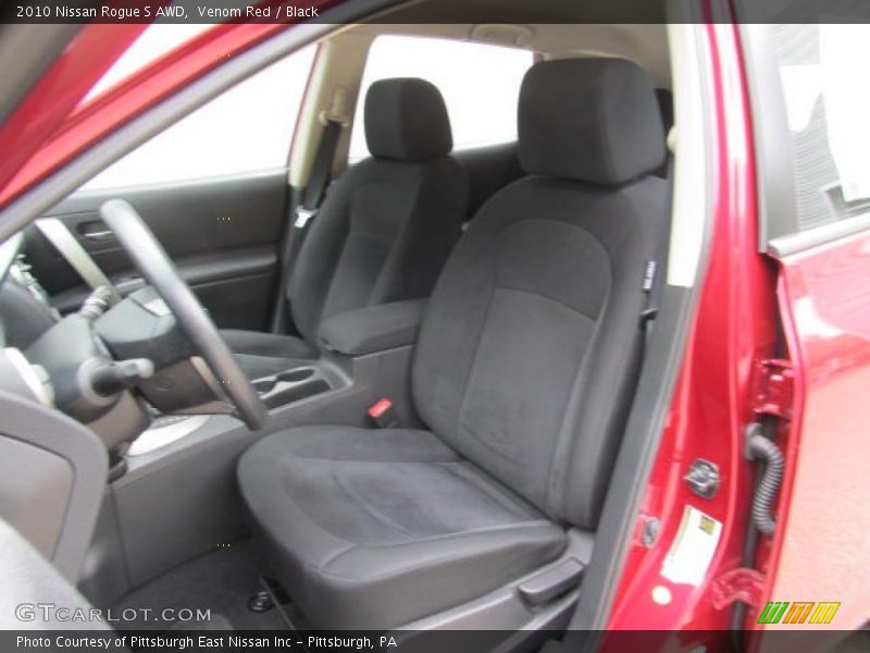 Venom Red / Black 2010 Nissan Rogue S AWD