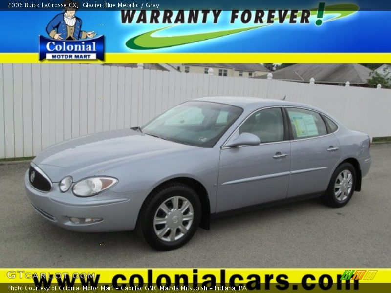 Glacier Blue Metallic / Gray 2006 Buick LaCrosse CX