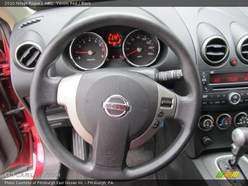 Venom Red / Black 2010 Nissan Rogue S AWD