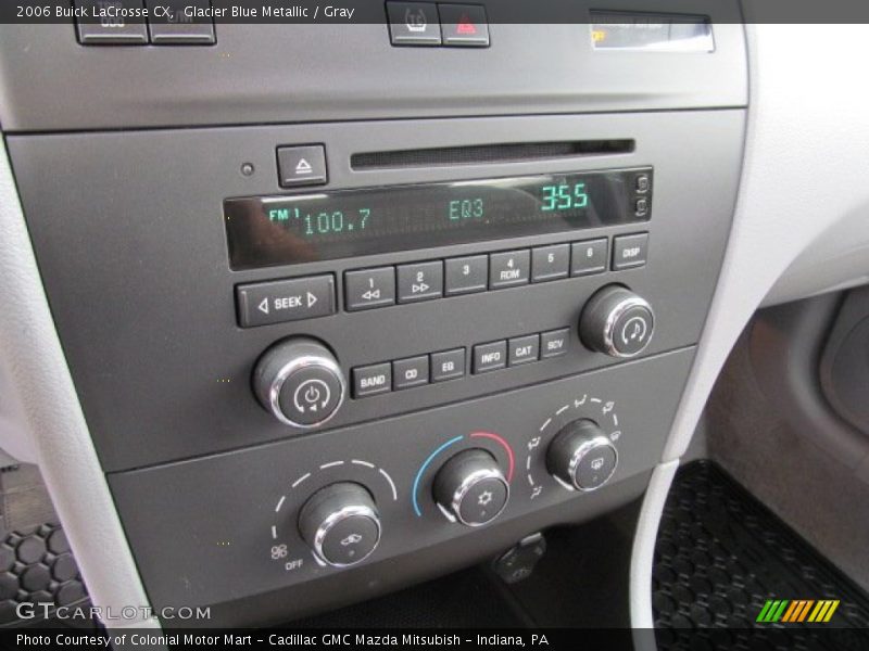 Glacier Blue Metallic / Gray 2006 Buick LaCrosse CX