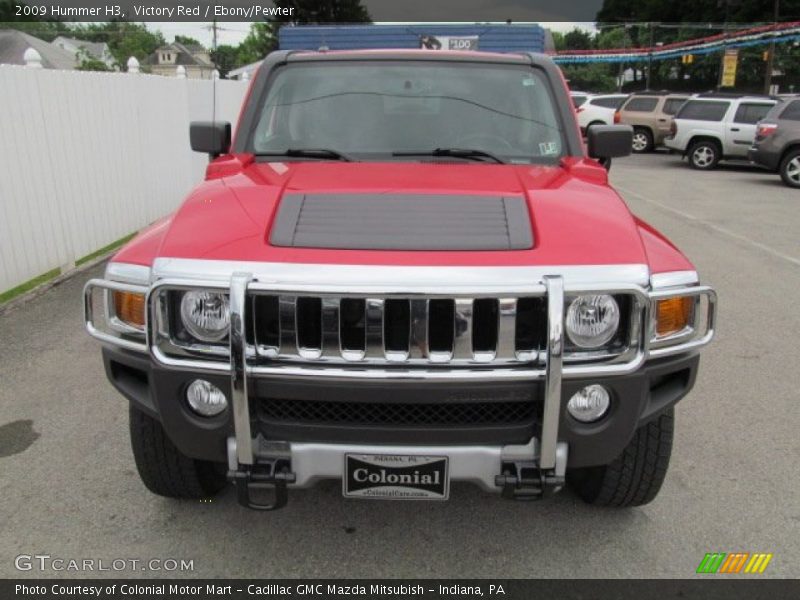 Victory Red / Ebony/Pewter 2009 Hummer H3