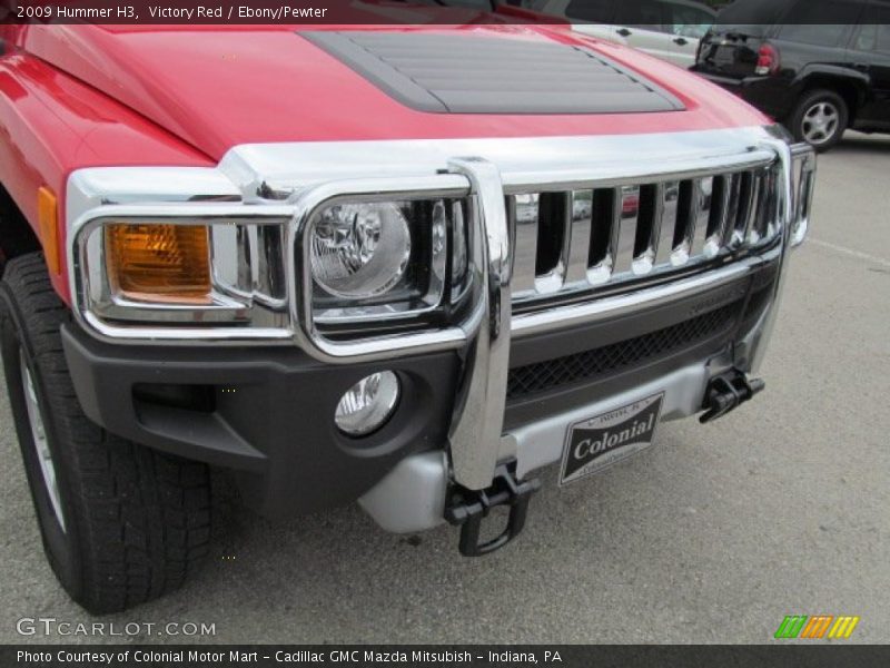 Victory Red / Ebony/Pewter 2009 Hummer H3