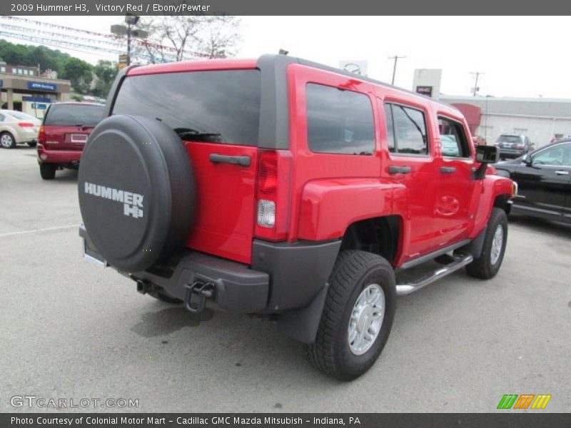 Victory Red / Ebony/Pewter 2009 Hummer H3