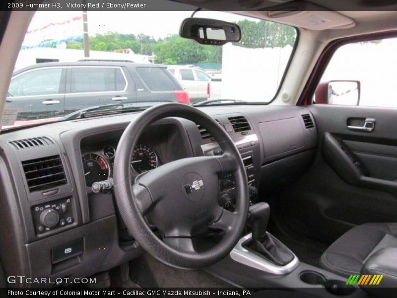 Victory Red / Ebony/Pewter 2009 Hummer H3