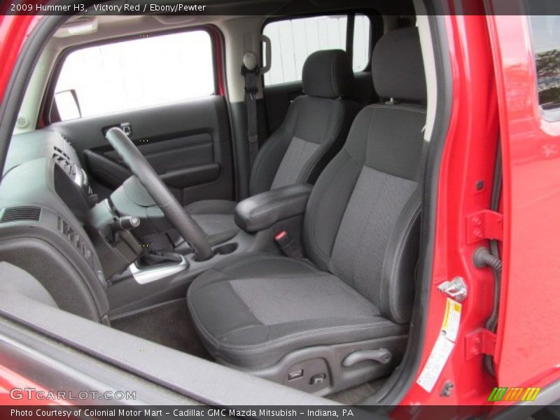 Victory Red / Ebony/Pewter 2009 Hummer H3