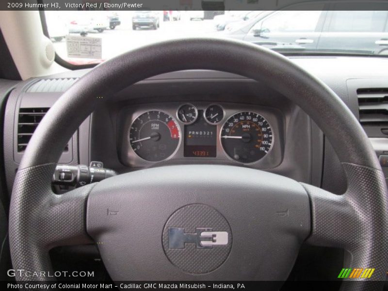 Victory Red / Ebony/Pewter 2009 Hummer H3