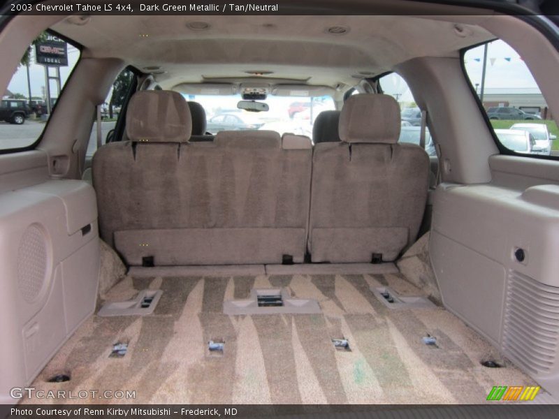 Dark Green Metallic / Tan/Neutral 2003 Chevrolet Tahoe LS 4x4