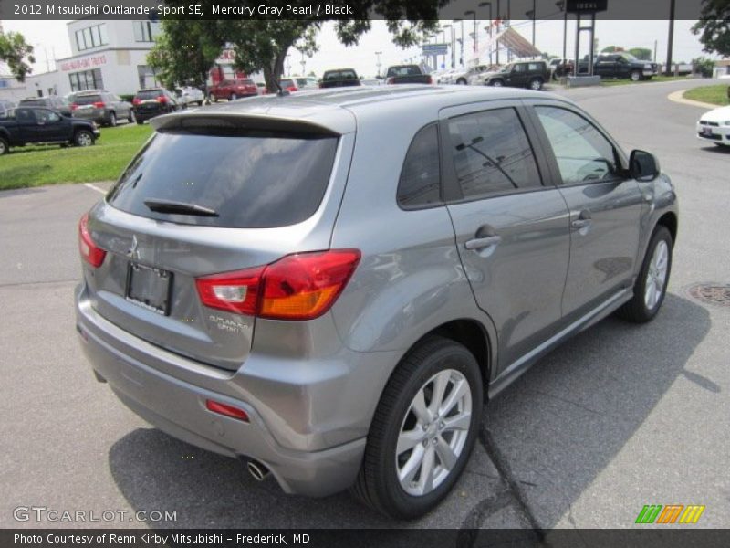 Mercury Gray Pearl / Black 2012 Mitsubishi Outlander Sport SE