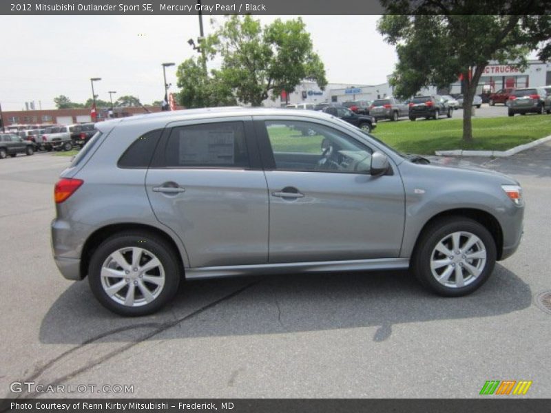 Mercury Gray Pearl / Black 2012 Mitsubishi Outlander Sport SE