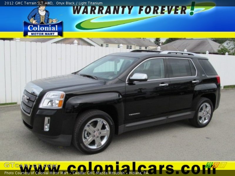 Onyx Black / Light Titanium 2012 GMC Terrain SLT AWD