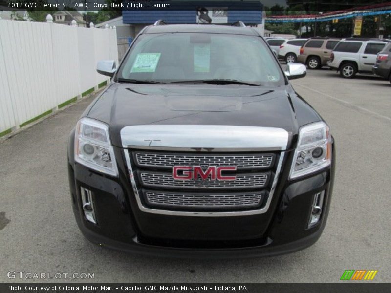 Onyx Black / Light Titanium 2012 GMC Terrain SLT AWD