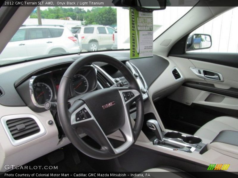 Onyx Black / Light Titanium 2012 GMC Terrain SLT AWD