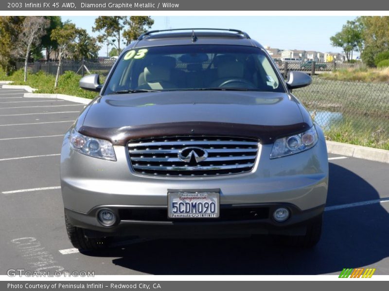 Diamond Graphite Metallic / Willow 2003 Infiniti FX 45 AWD