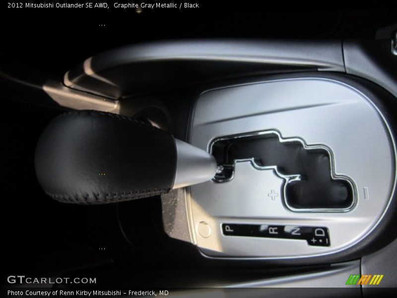 Graphite Gray Metallic / Black 2012 Mitsubishi Outlander SE AWD