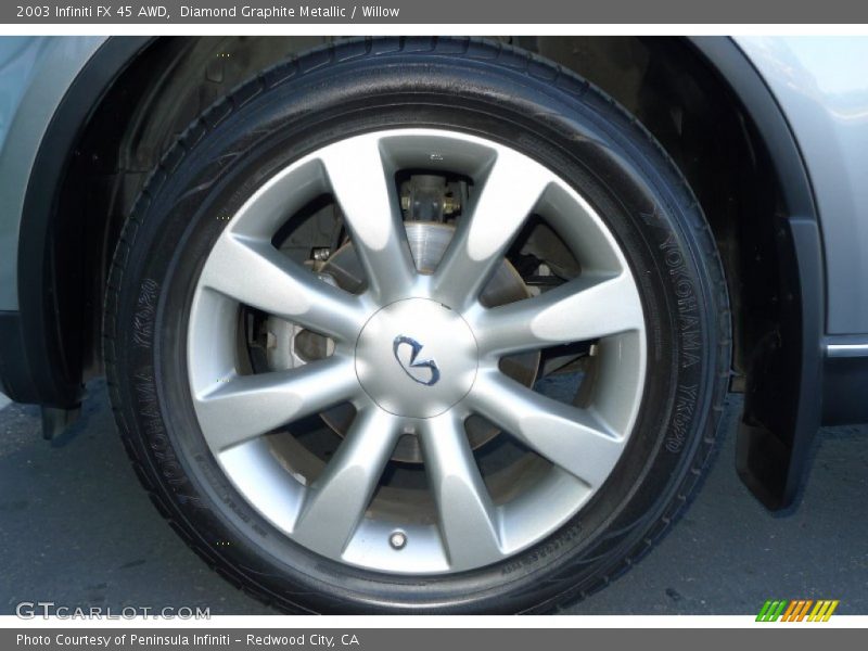 Diamond Graphite Metallic / Willow 2003 Infiniti FX 45 AWD