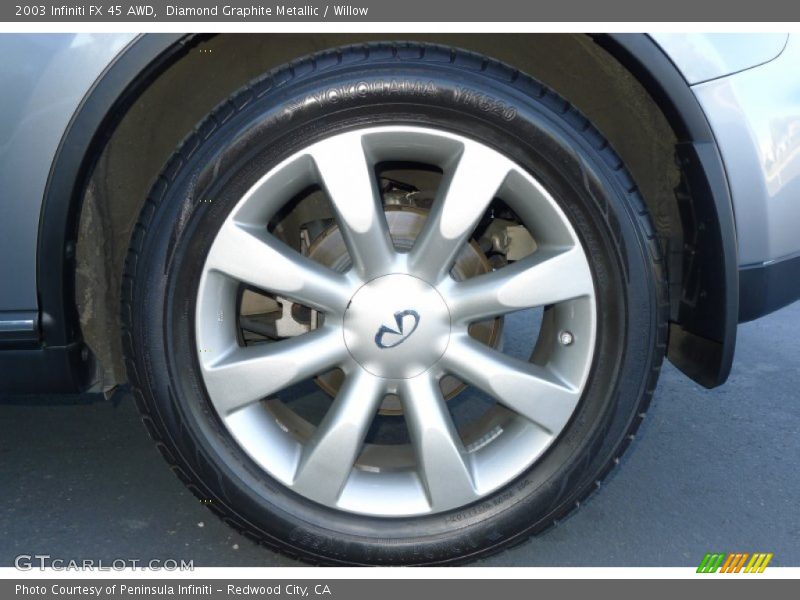 Diamond Graphite Metallic / Willow 2003 Infiniti FX 45 AWD