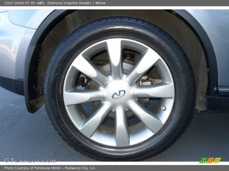 Diamond Graphite Metallic / Willow 2003 Infiniti FX 45 AWD