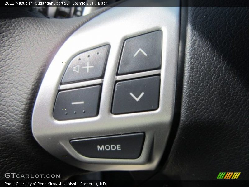 Controls of 2012 Outlander Sport SE