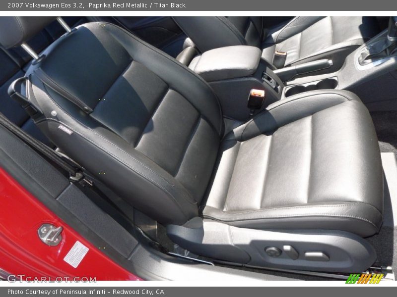 Paprika Red Metallic / Titan Black 2007 Volkswagen Eos 3.2