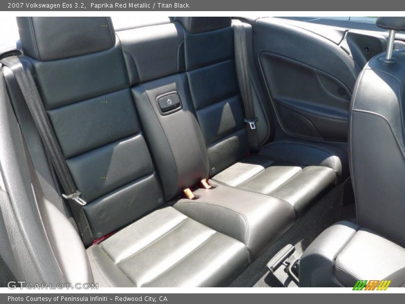 Paprika Red Metallic / Titan Black 2007 Volkswagen Eos 3.2