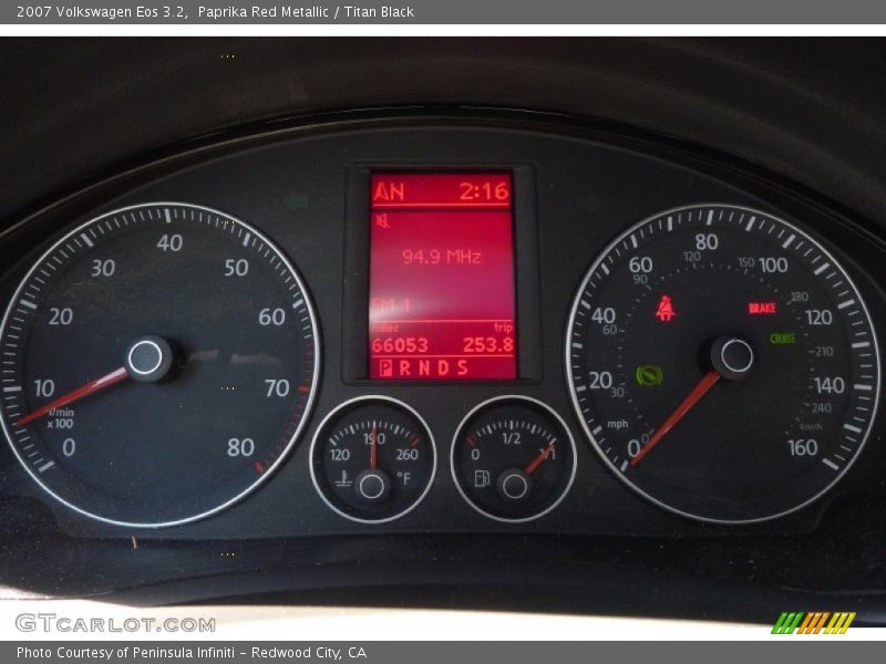  2007 Eos 3.2 3.2 Gauges