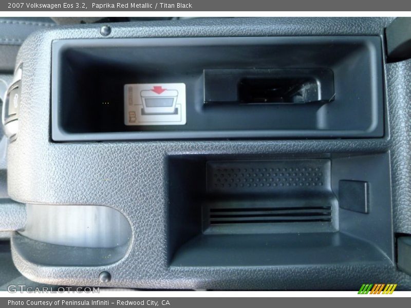 Paprika Red Metallic / Titan Black 2007 Volkswagen Eos 3.2