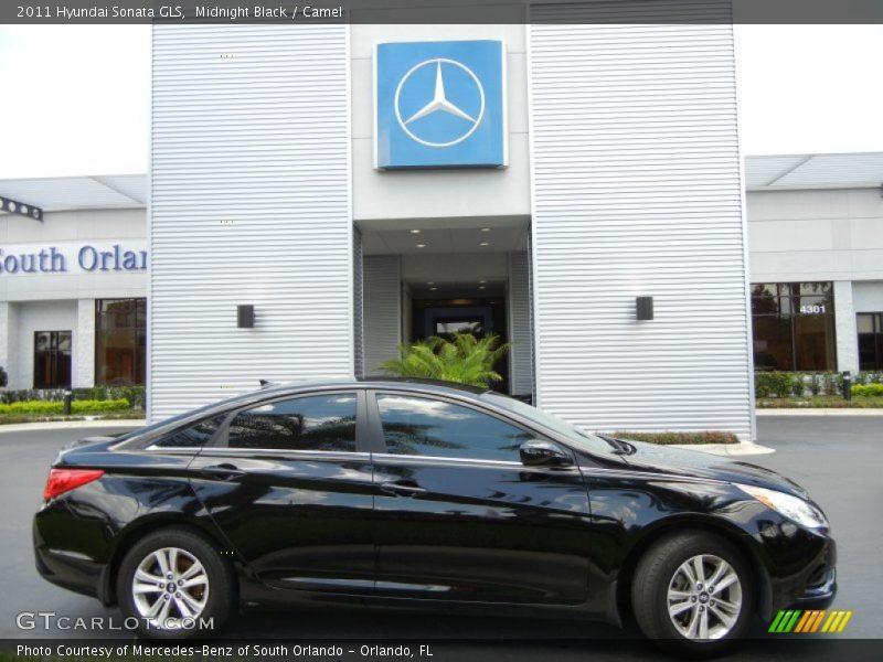 Midnight Black / Camel 2011 Hyundai Sonata GLS