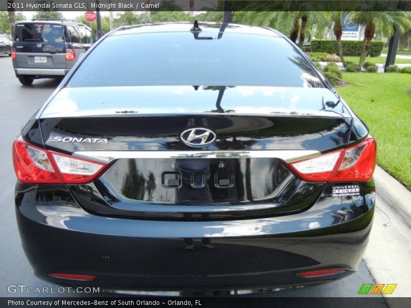 Midnight Black / Camel 2011 Hyundai Sonata GLS