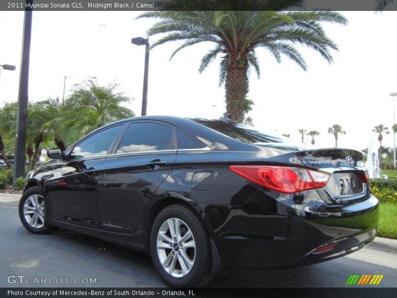 Midnight Black / Camel 2011 Hyundai Sonata GLS