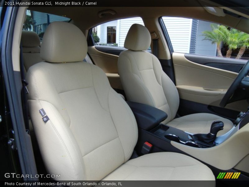 Midnight Black / Camel 2011 Hyundai Sonata GLS