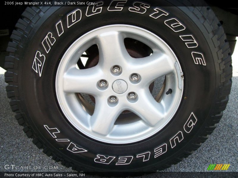 Black / Dark Slate Gray 2006 Jeep Wrangler X 4x4