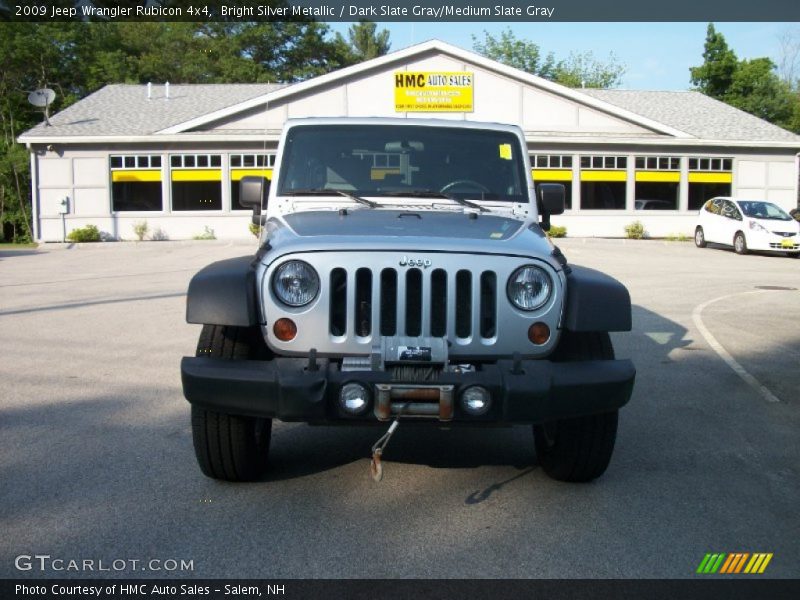 Bright Silver Metallic / Dark Slate Gray/Medium Slate Gray 2009 Jeep Wrangler Rubicon 4x4