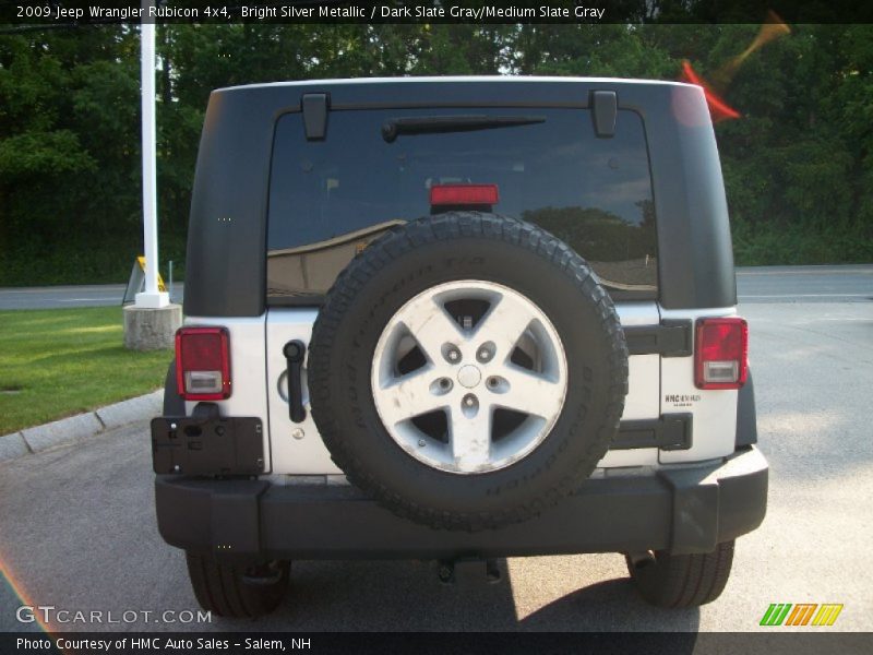 Bright Silver Metallic / Dark Slate Gray/Medium Slate Gray 2009 Jeep Wrangler Rubicon 4x4