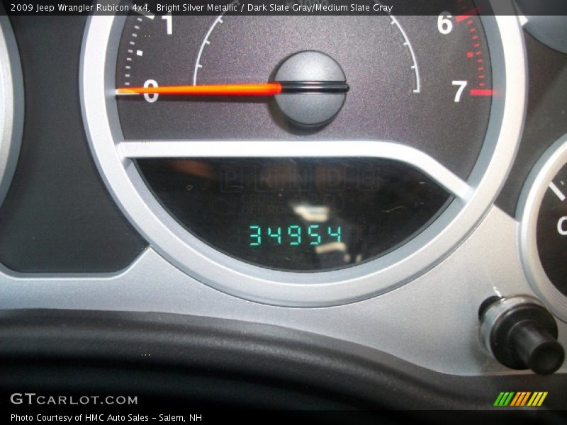 Bright Silver Metallic / Dark Slate Gray/Medium Slate Gray 2009 Jeep Wrangler Rubicon 4x4