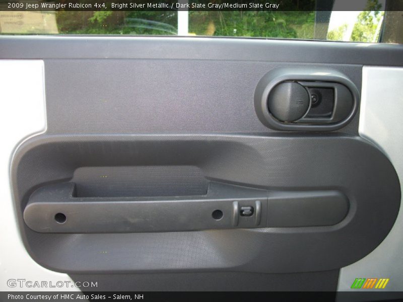 Bright Silver Metallic / Dark Slate Gray/Medium Slate Gray 2009 Jeep Wrangler Rubicon 4x4