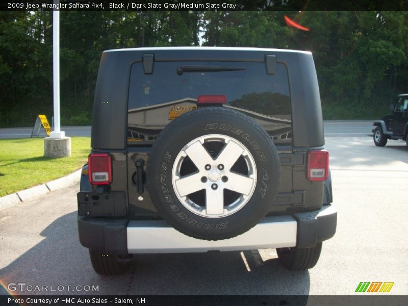 Black / Dark Slate Gray/Medium Slate Gray 2009 Jeep Wrangler Sahara 4x4